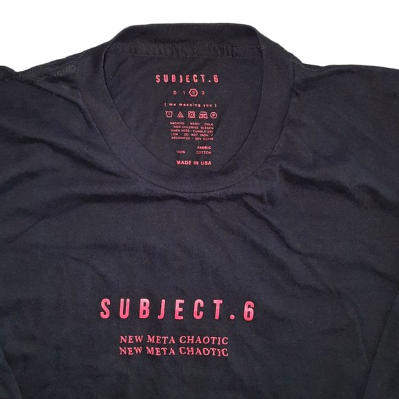 This Is Not a Brand   Subject.6 ( Me Meaning You ) Black Long Sleeve Shi… - Picture 3 of 3